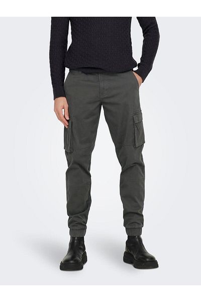 Only & Sons Men's Gray Stage Pants - 22016687 -gps