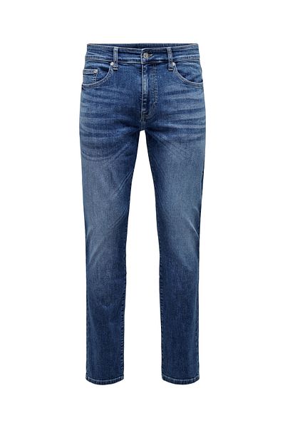 Only & Sons High Waist Men's Skinny Denim Trousers - Onsloom Slim M. Blue 22026756