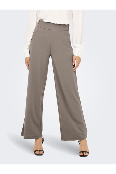 JDY Jdylouisville Catia Wide Pant Jrs Noos 15221238   Driftwood
