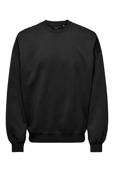Only & Sons Onsturner Life Vtg - Crew Neck Black Sweat 22030978