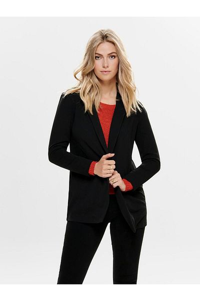 JDY Jdygeggo Black Blazer - L/S Cut, Jrs Noos 15180572