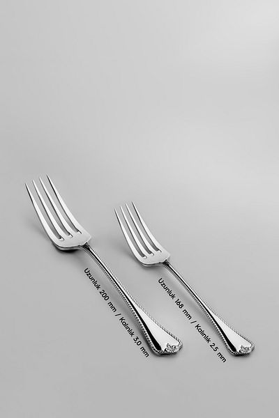 Nehir Fulya Simple 12 Person 60 Piece Cutlery Set