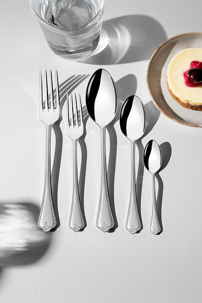 Nehir 30 Pieces Fulya Satin Cutlery Set for 6 People