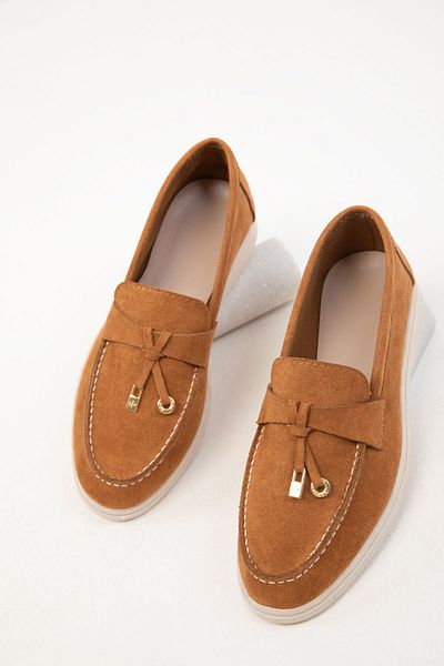 SOHO Dámské neformální boty Tan Suede – 19967