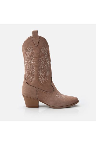 Yaya by Hotiç Nerzfarbene Damenstiefel 01BOY 295420 A450