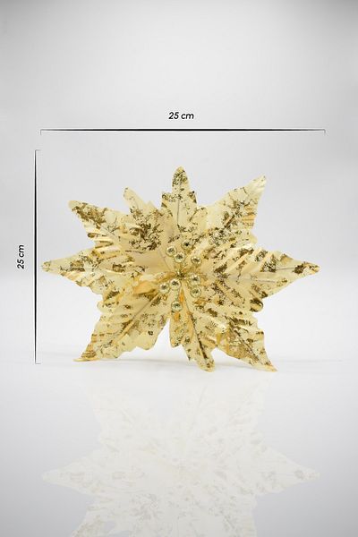 Waldern Floare artificială ornament de Anul Nou Premium 25*25 cm