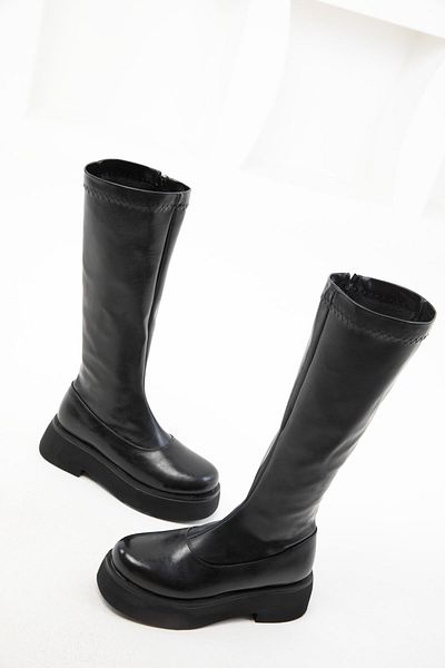 SOHO Schwarze Damenstiefel, Modell 19979