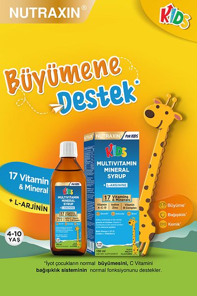 Nutraxin Kids Multivitamin Mineral Syrup 150 ml