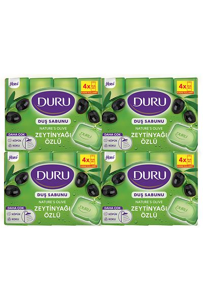 Duru Natural Olive Olive Oil Extract 16 Pieces Shower Soap 4X600Gr