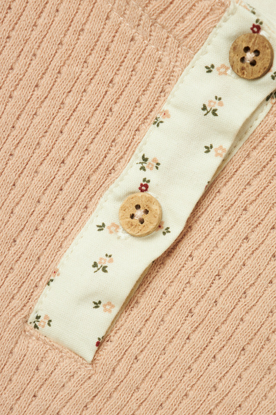 Lil' Atelier Mini Oberteil mit langen Ärmeln Slim Fit