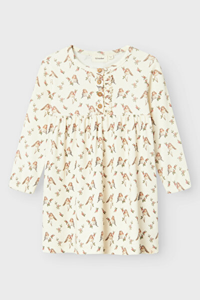 Lil' Atelier Mini Kočičí vzorované šaty Fem - Oco57/Lyt38/Ea5