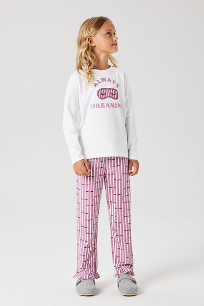 name ıt Short Sleeve Textured Pajamas Set - Oco95/Ea5