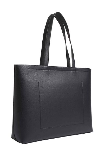 Calvin Klein Dámská černá taška přes rameno - Logo, vnitřní přihrádka K60K 612714 -Beh