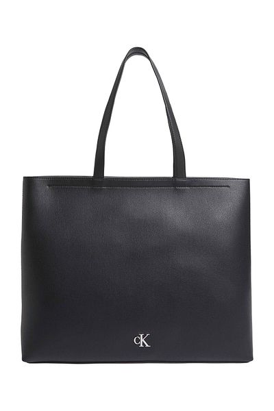 Calvin Klein Dámská černá taška přes rameno - Logo, vnitřní přihrádka K60K 612714 -Beh