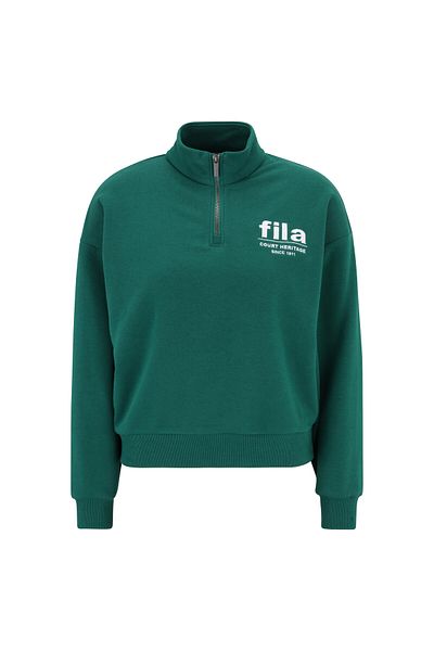 Fila Avanturínový grafický svetr LIMA s polovičním zipem