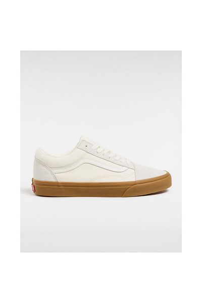 Vans Old Skool – Marshmallow/Silberfarbener Sneaker