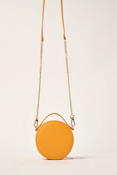 Ted Baker Mustard Strap Crossbody Round Small Bag 8267