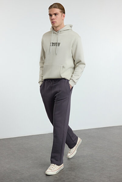 Trendyol Collection SmokEd Stittching DEtailed Regular Cut SwEAtpants - TMNAW25EA00005