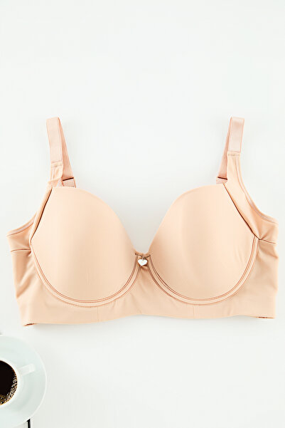 Trendyol Curve Plus-Size-BH mit Herz-Accessoire – TBBAW25CW00012