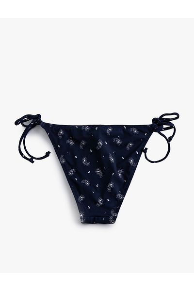 Koton Bikinihose mit Schalkragen und gefüttertem String