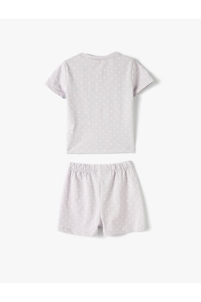 Koton 2er-Set Shorts T-Shirt Baumwolle mit Dinosaurier-Print