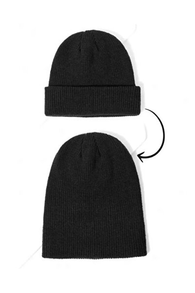 cappello Men's Black Plain Beret - Mrlxebr001