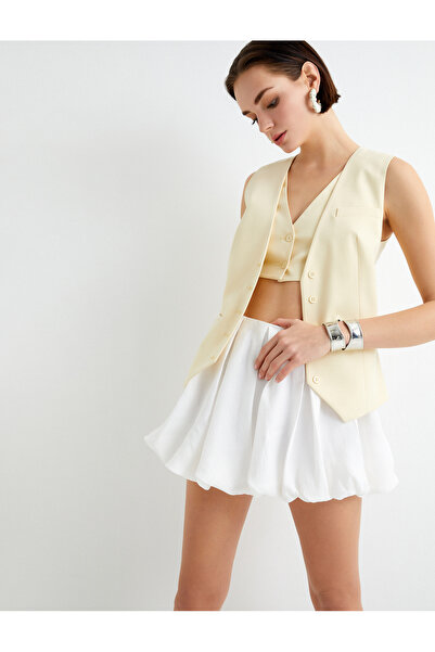 Koton Balon Etek Volanlı Normal Bel