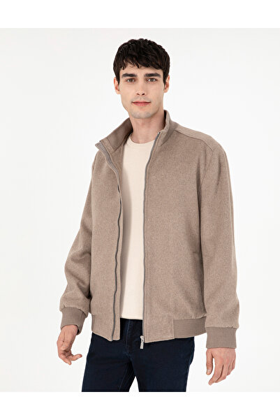 Pierre Cardin Bej Kaşe Mont 50296332-VR011