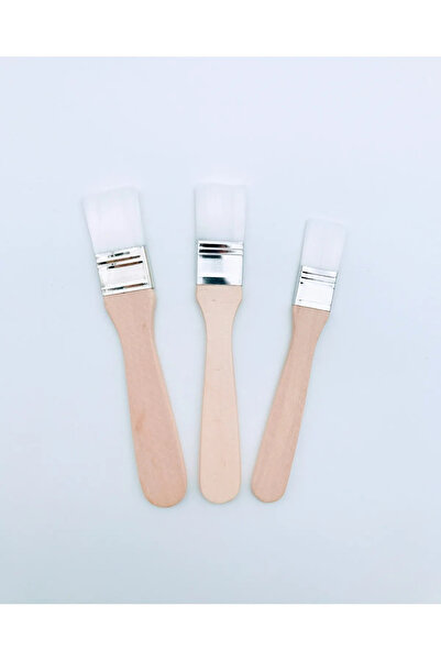 TİFOYS فرشاة أرضية مكونة من 3 قطع ذات شعيرات بيضاء