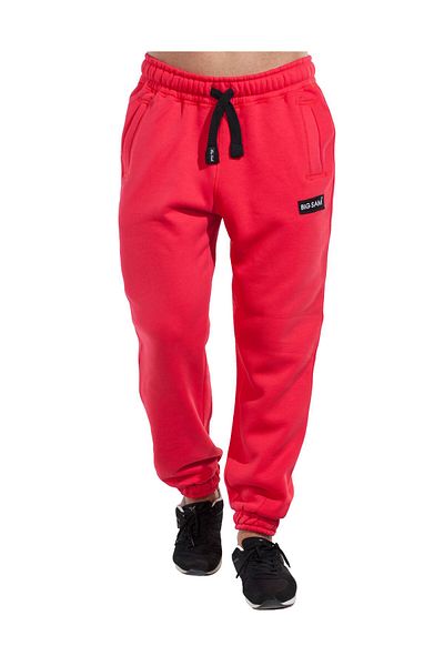 Big Sam Skinny Leg Red Winter Sweatpants