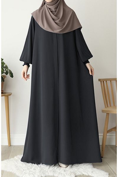 suhneva Smoked Asel Mevlana Flared Ferace
