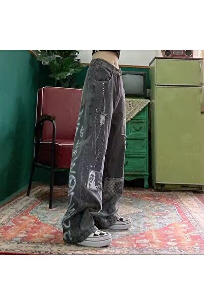 ARDSU جينز نسائي عتيق الخصر 80 سم الطول 110 سم الورك 110 سم
