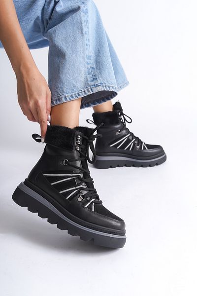 Capone Outfitters Trak Sole Shearling Damen-Schneestiefel