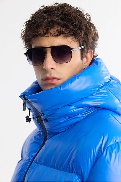 Avva Ανδρικό παλτό Saks Puffer - Αδιάβροχο με κουκούλα, αντιανεμικό, αδιάβροχο -20 μοίρες A42y6182