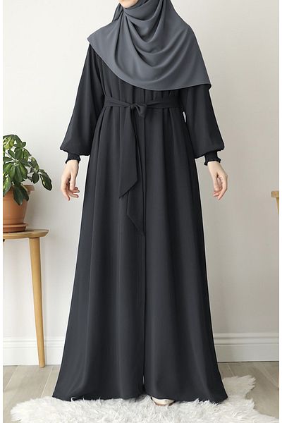 suhneva Smoked Asel Mevlana Flared Ferace