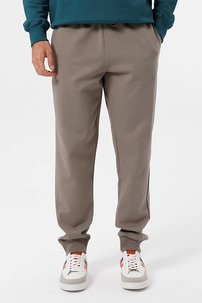 Escetic Αθλητικό ανδρικό αθλητικό παντελόνι 4 Seasons Doubleface Light Khaki - Άνετο κανονικό παντελόνι B1575