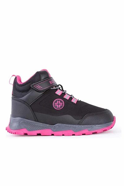 BUCKHEAD Peter Buck4078 Children's Boots - Black and Fuchsia