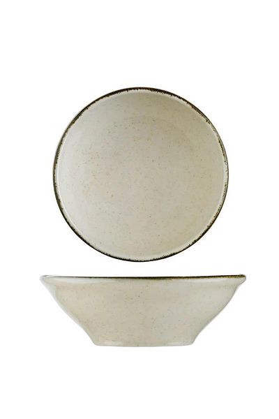 Kütahya Porselen Pearl Bowl Greenery Bowl - 24 cm and 20 cm Salad Bowl, Set of 2