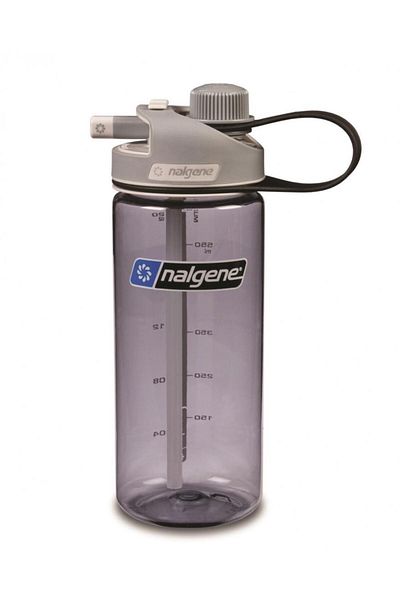 NALGENE قارورة رمادية متعددة الأطباق سعة 24 أونصة