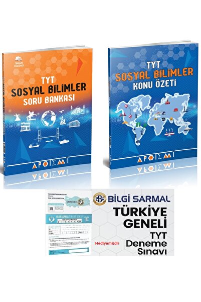 Apotemi Yayınları Apotemi TYT Sosyal Soru Bankası + Konu Özeti Seti