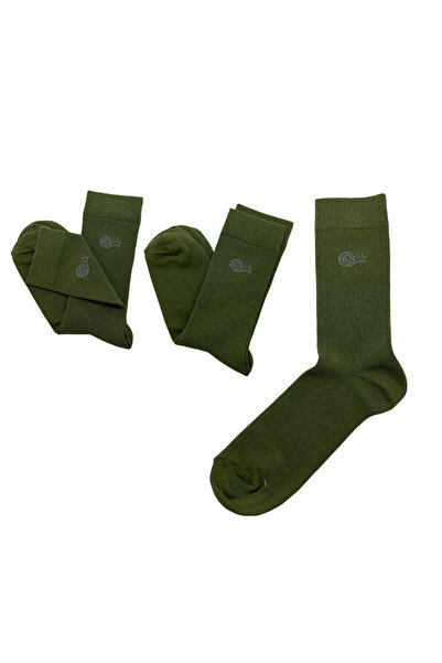 babbelt 5 Çift Esnek ve Rahat Çorap Haki