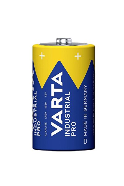 Varta 4020 Industrial D Büyük Boy Pro Alkalin Pil