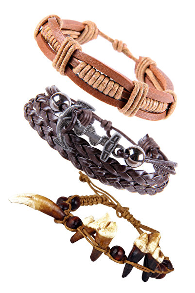 Dejavu حزمة سوار للجنسين بحجم قابل للتعديل مع تفاصيل حبل