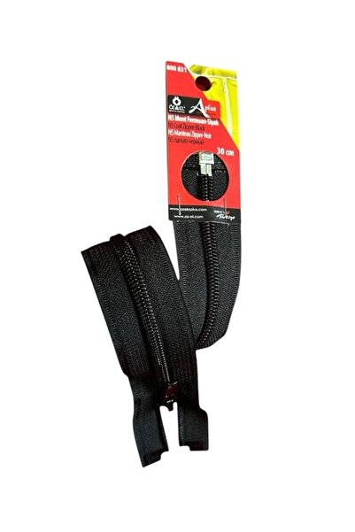 ÖZ-EL AŞ 800 831 Model Black Coat Zipper - 30 cm