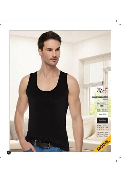 ENTAHA Tutku Elit 6 Pack Modal Men's Undershirt