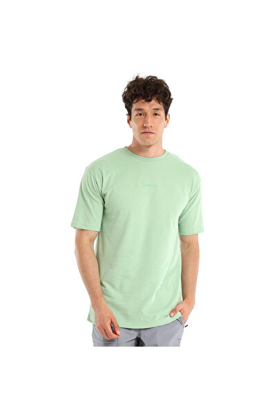 Sportive Nove Erkek Yeşil Günlük Stil T-Shirt 24YETL18D06-YSL