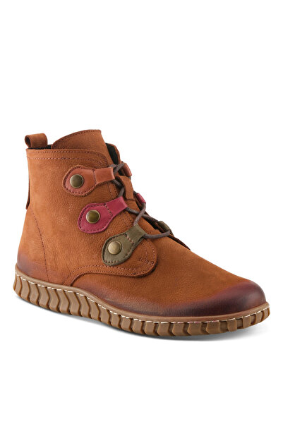 İNZE AYAKKABI Brown Genuine Leather Boots - Model Name: Aragonit