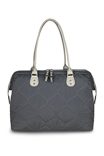 Stylo Gray Magnolia Women's Shoulder Bag - for Baby Care