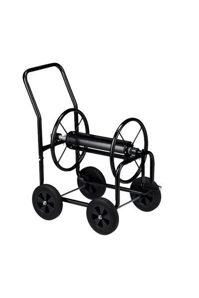Ames True Temper Ergonomic Handle 4-Wheels Garden Hose Reel Cart HR-009
