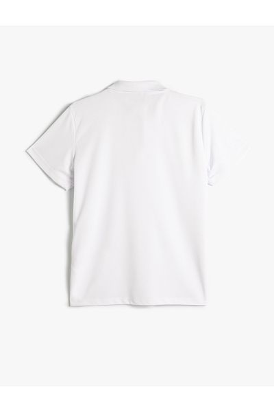 Koton Αθλητικό μπλουζάκι Basic Polo με κοντό μανίκι